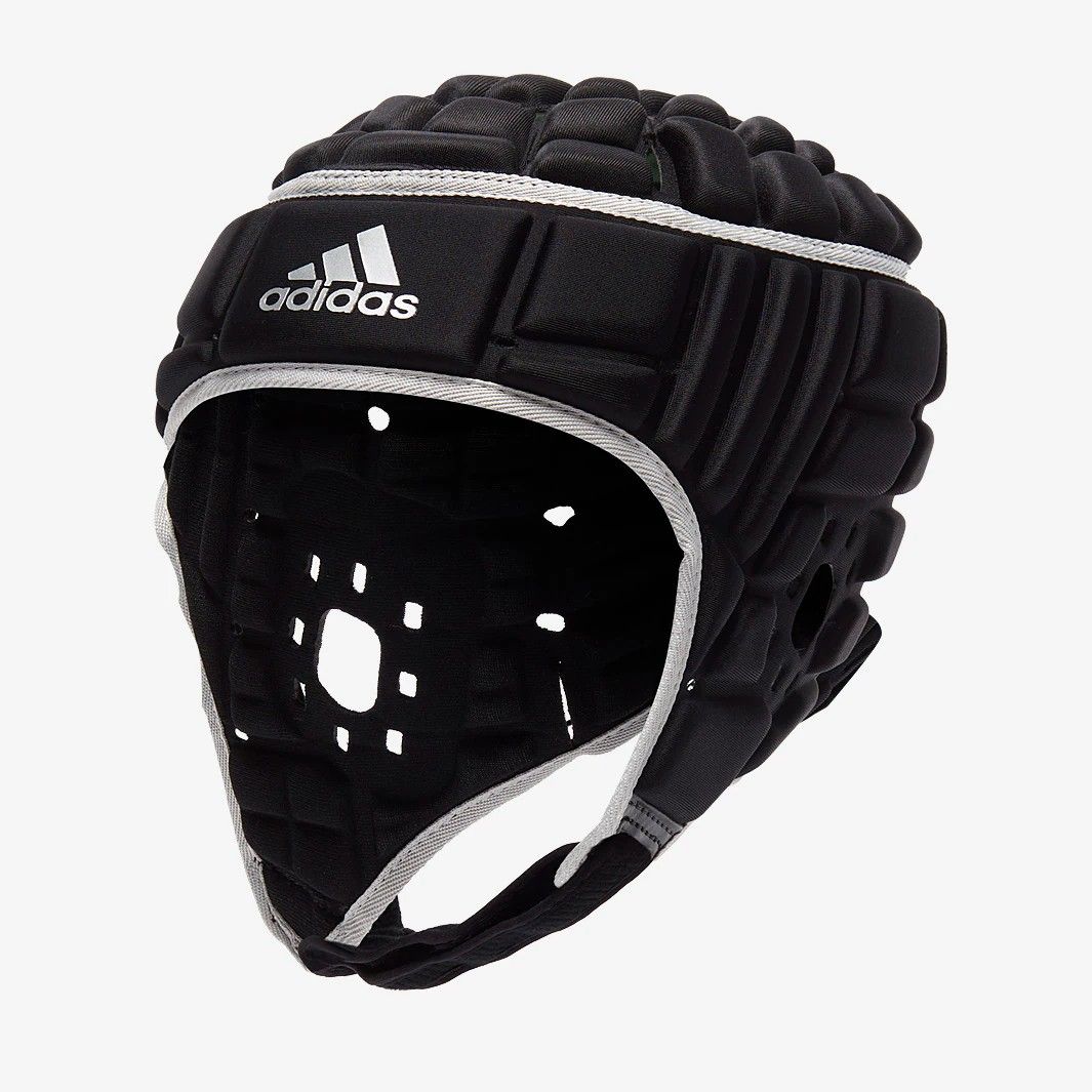 Sサイズのみ アディダス ヘッドガード 黒 銀 ブラック シルバー 公式モデル 日本未発売