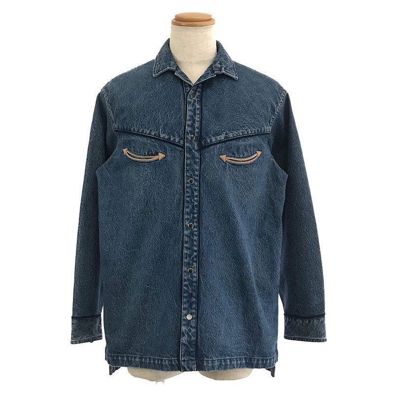 TANAKA / タナカ | WESTERNER OVERSHIRT / デニムウエスタンオーバー 