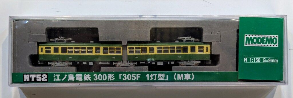ハセガワ MODEMO Nゲージ 江ノ島電鉄 300形 305F 1灯型 M車 NT52