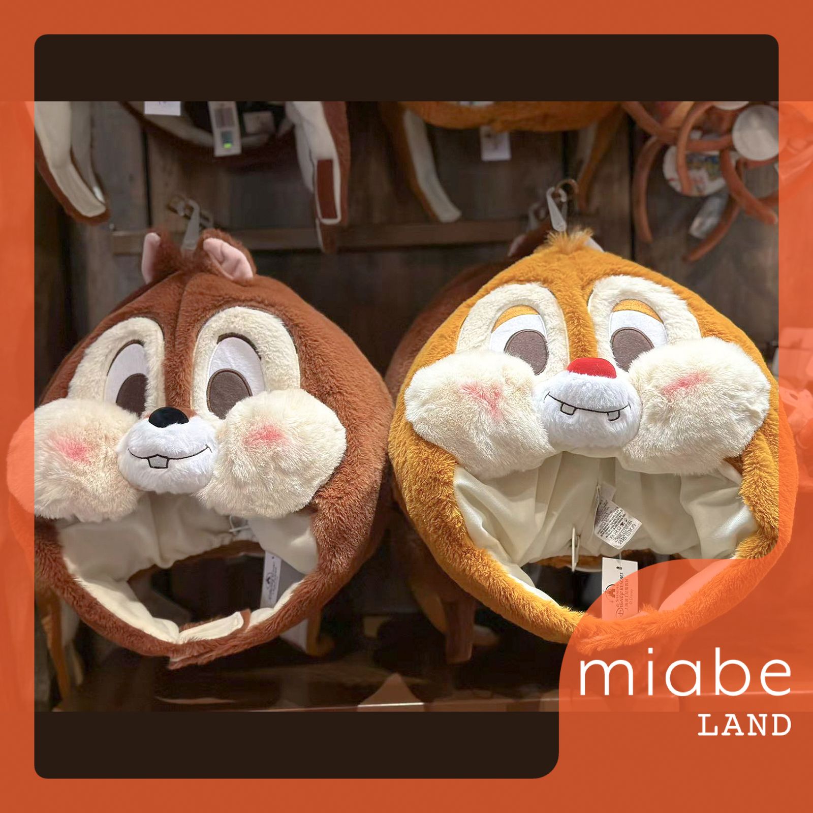 チップとデール 帽子 ファンキャップ Disney チップファンキャップ