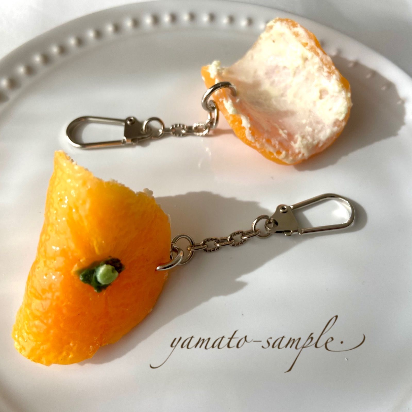 た*や様 ぶつぶつみかんくんの編みぐるみキーホルダー◎ た*や様