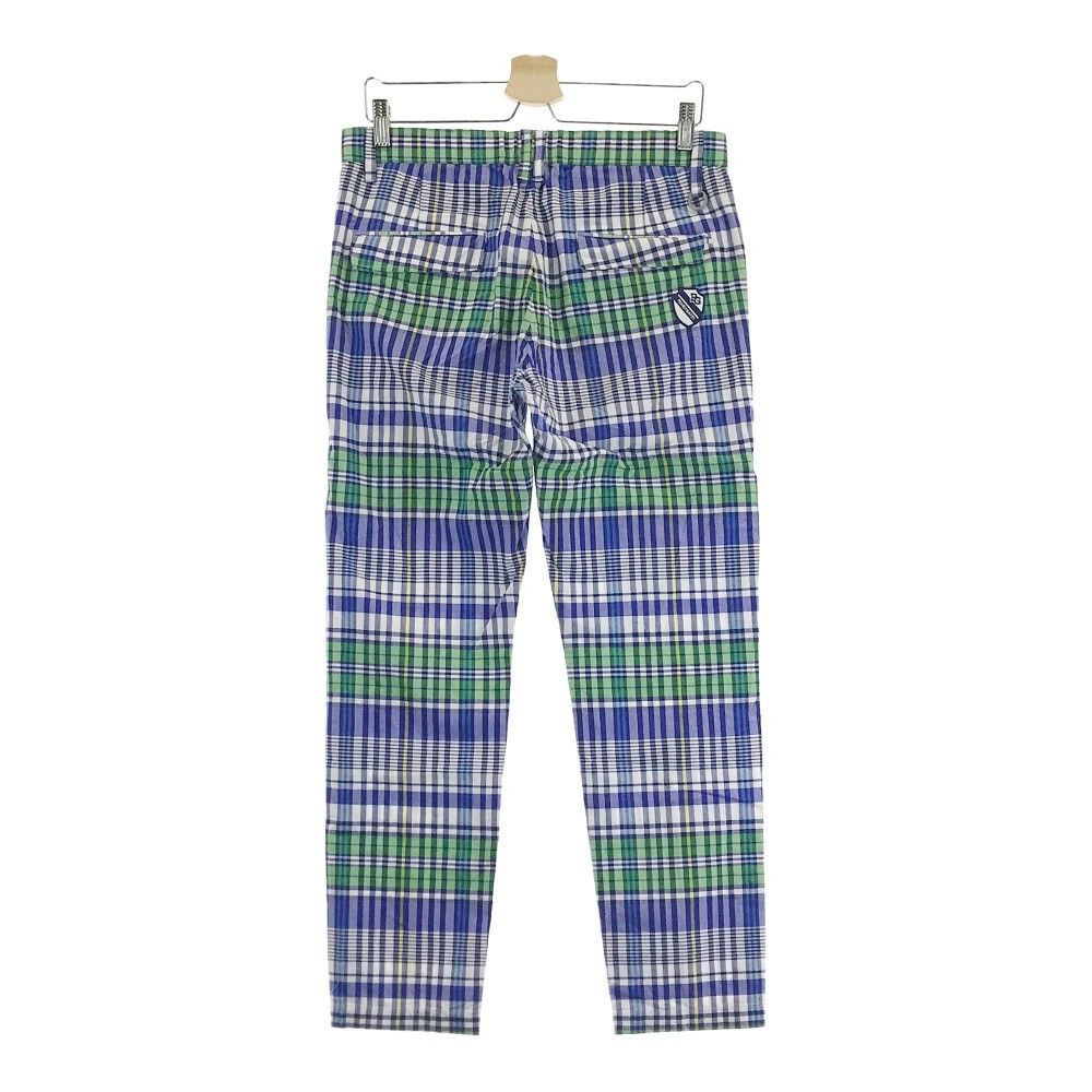 サイズ 5 PEARLY GATES パーリーゲイツ ロングパンツ チェック柄 ブルー系 240101164615 ゴルフウェア メンズ ストスト