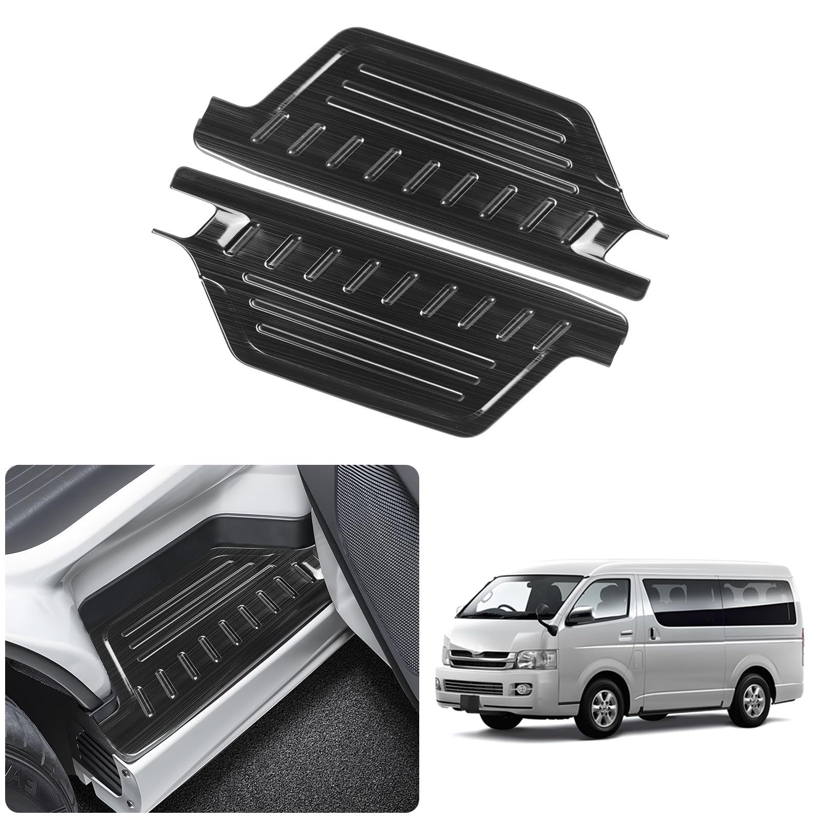 TOYOTA トヨタ 純正 200系 HIACE ハイエース用 スカッフプレート ハイエーストヨタ 純正 200系 HIACE ハイエース用 スカッフプレート