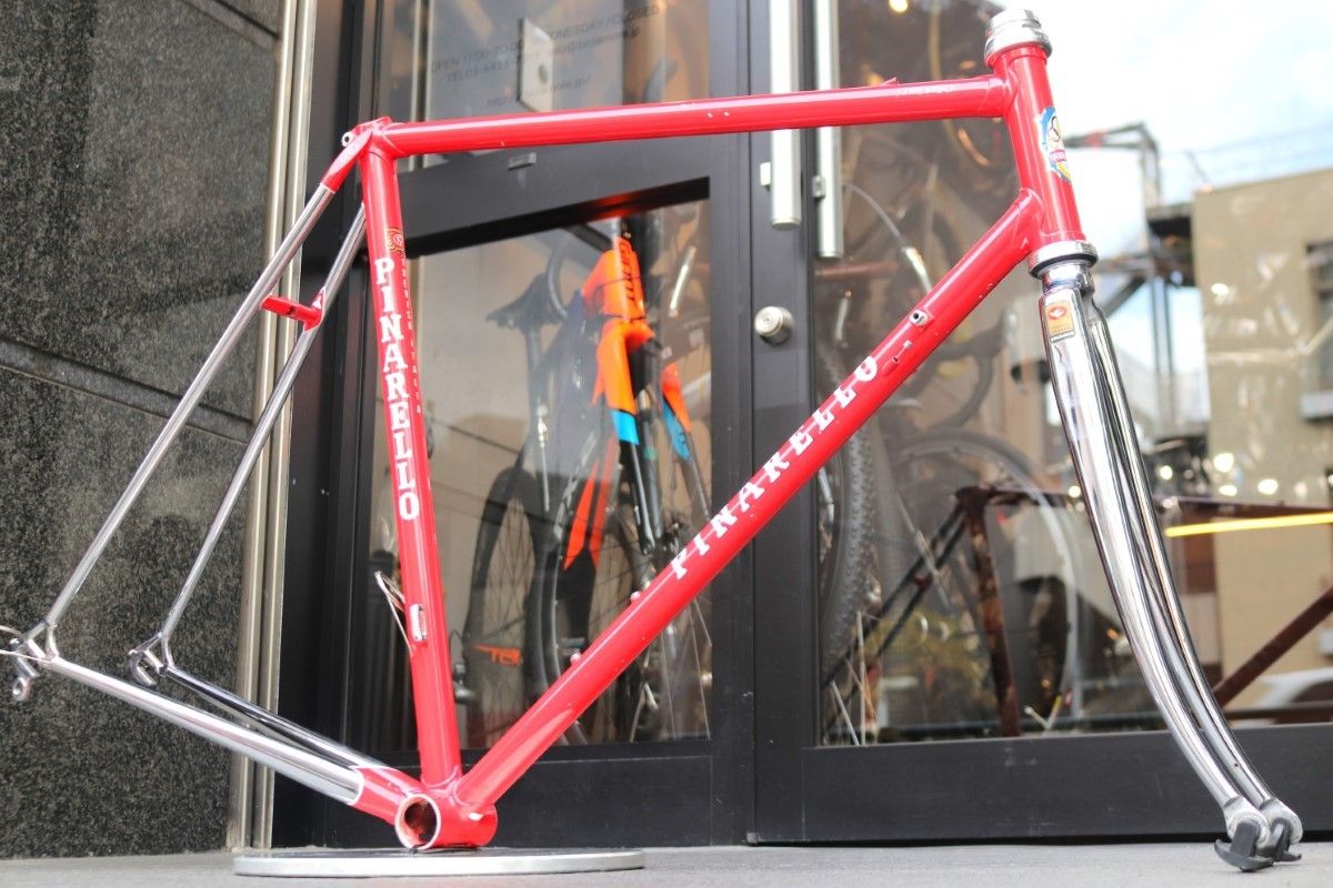 ピナレロ PINARELLO トレビソ TREVISO 1980年代 コロンバスSLチューブ スチール フレームセット 東京南麻布店 LAWEED_CL