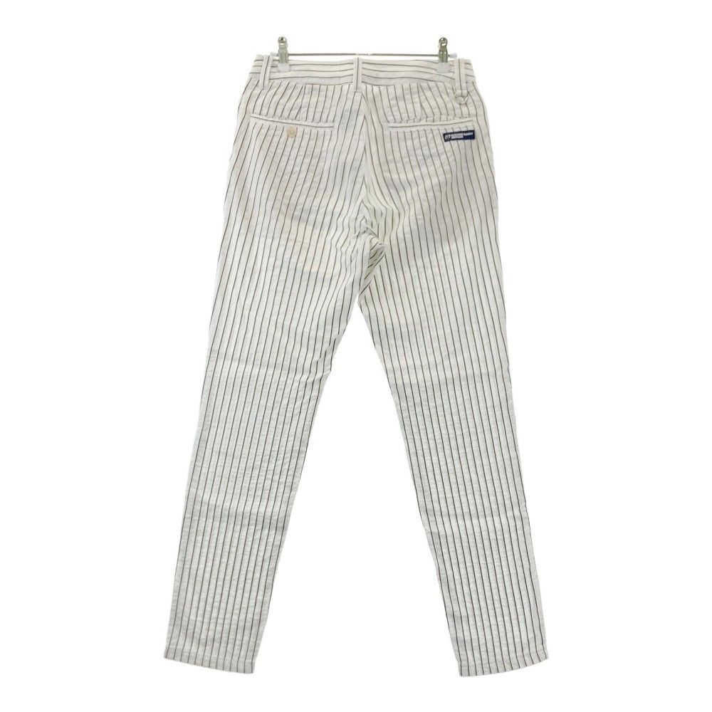 MASTER BUNNY EDITION ストライプ 刺繍 ゴルフ パンツ サイズ：0 MASTER BUNNY EDITION マスターバニーエディション