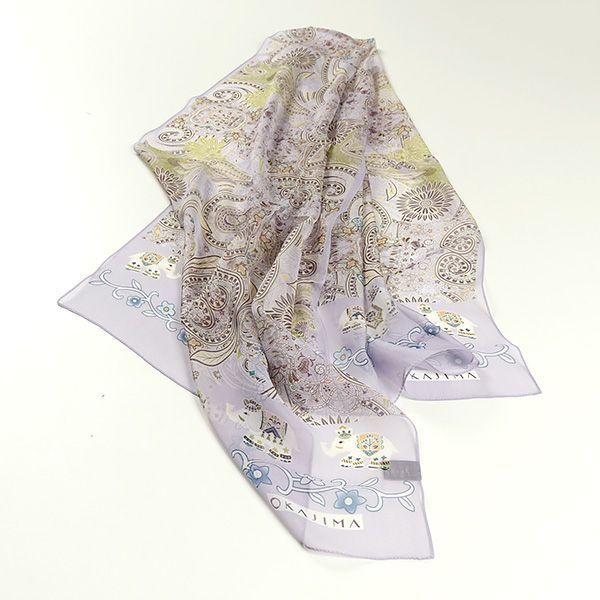 ≪新品・未使用≫岡重コレクション 「OKAJIMA」 絹100％ シルク
