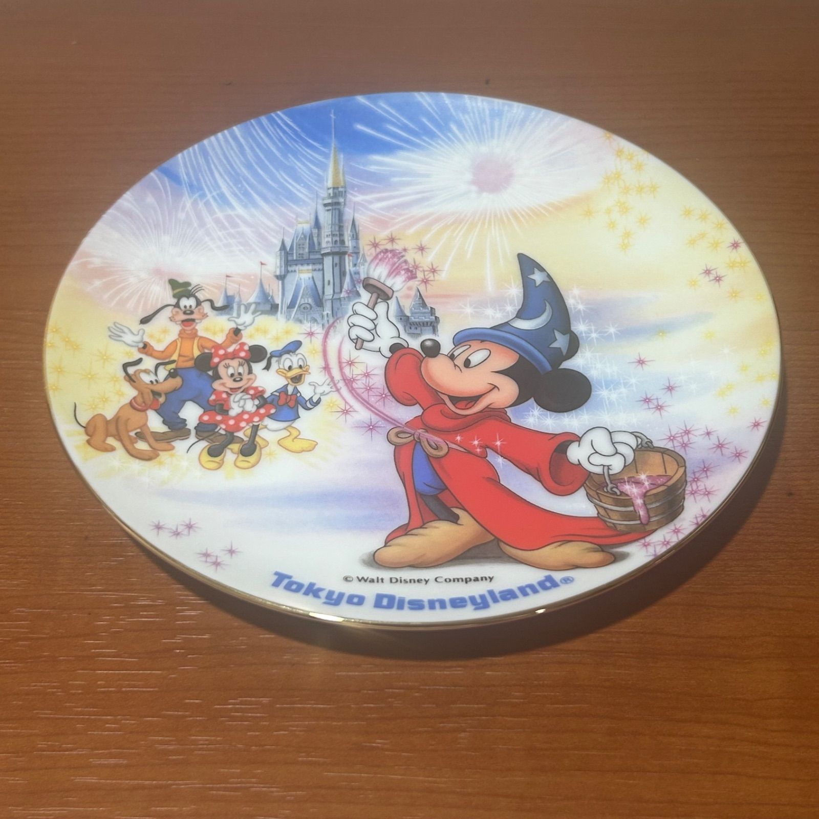 ディズニーランド 10周年 記念皿 Disney プレート 限定品