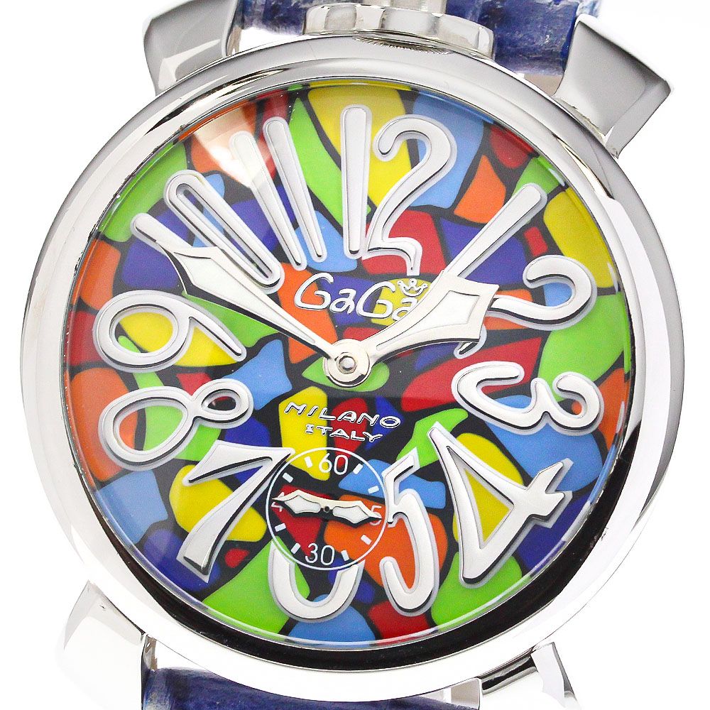 ガガミラノ48 手巻き マルチカラー - 腕時計、アクセサリー