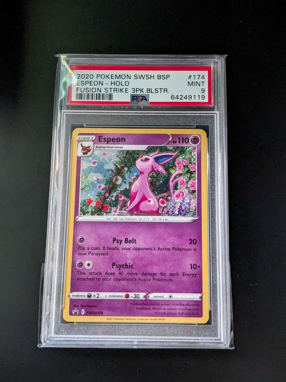 ポケモンカードゲーム 海外版 エーフィ PSA9 Espeon SWSH174 - メルカリ