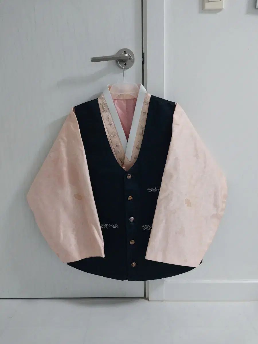 一般家庭用 衣料品レベル メンズ韓服セット ジャゴリ パンツ ベスト マゴサ マフラー L