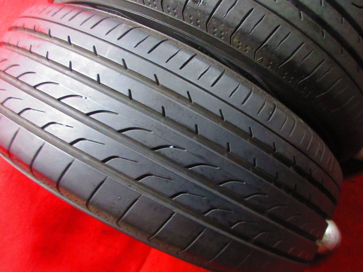 タイヤ 2本 225 60R18 ヨコハマ ブルーアース BLUEARTH RV-02 ワンボックス ステーションワゴン 溝アリ 16264T