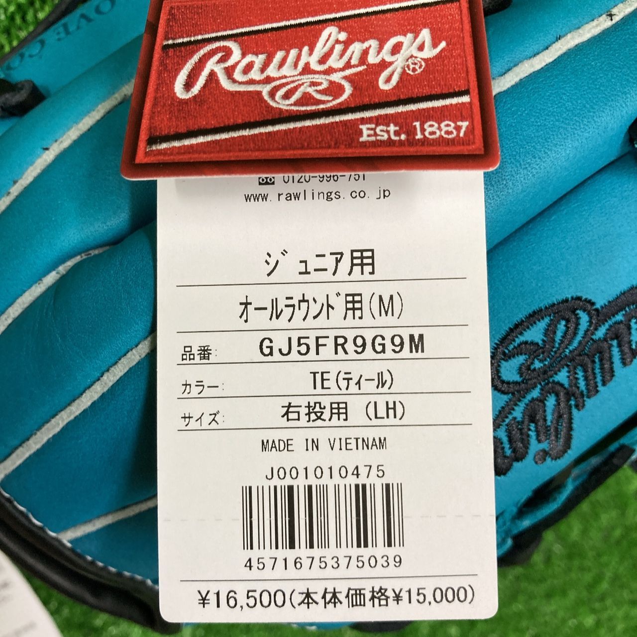 ローリングス 少年軟式用グラブティールサイズM GJ5FR9G9M ローリングス 少年軟式用グラブ ティール サイズM GJ5FR9G9M 新品