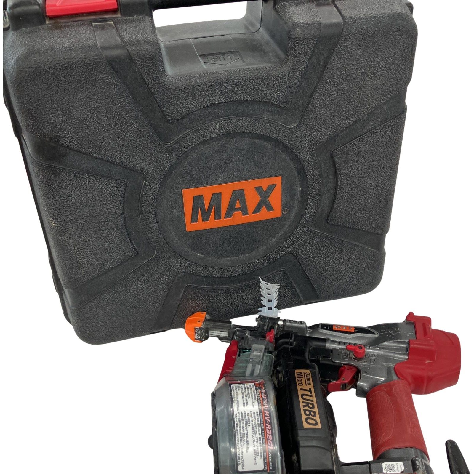 マックス　HV-R32G1　高圧ねじ打ち機　中古美品 マックス HV-R32G1 高圧ねじ打ち機 中古美品