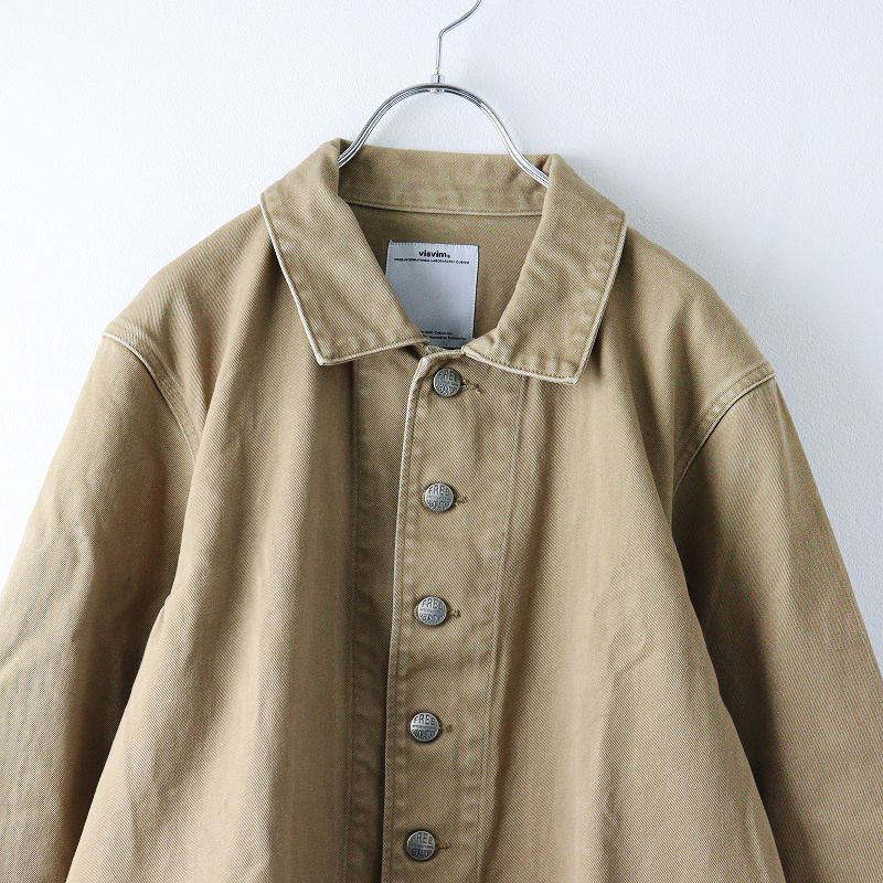 ヴィズヴィム visvim BUCKY COVERALL (DMGD CHINO) 2/ベージュ