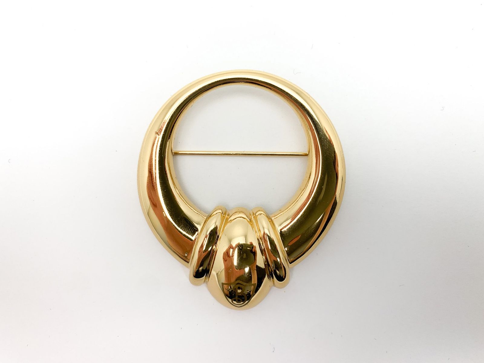 Burberrys バーバリーズ GP ゴールドカラー ブローチ ブランド