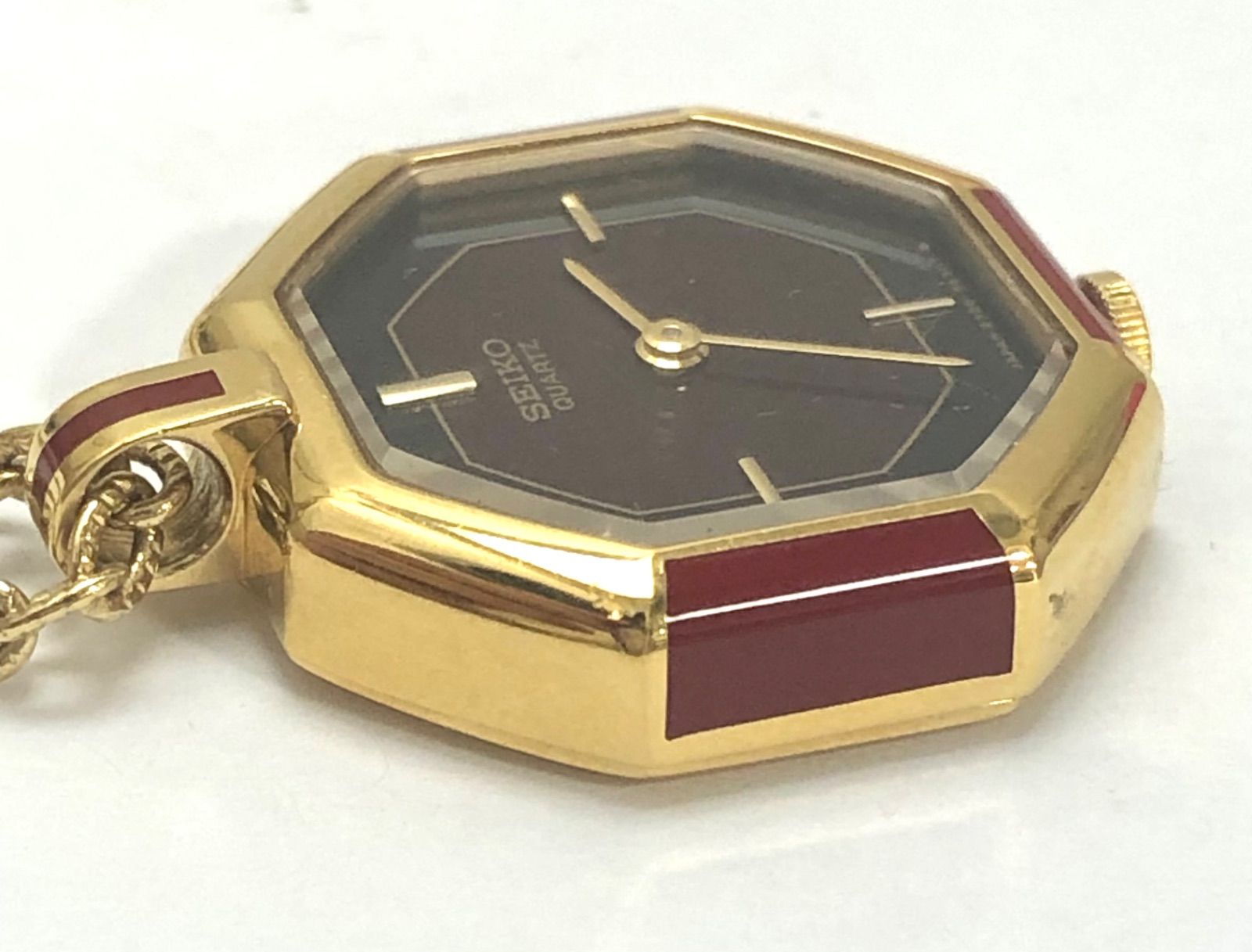 SEIKO 2320-6820 オクタゴン ペンダント クォーツ セイコー SEIKO 2320-6820 オクタゴン ペンダント クォーツ セイコー