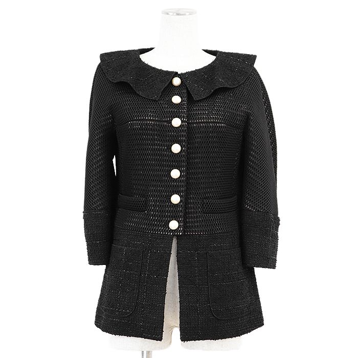 新品同様】CHANEL シャネル ジャケット P45896 メッシュ