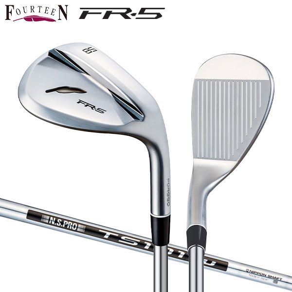 フォーティーン FR-5 パールサテン仕上げ ウェッジ N.S.PRO TS-101w スチールシャフト