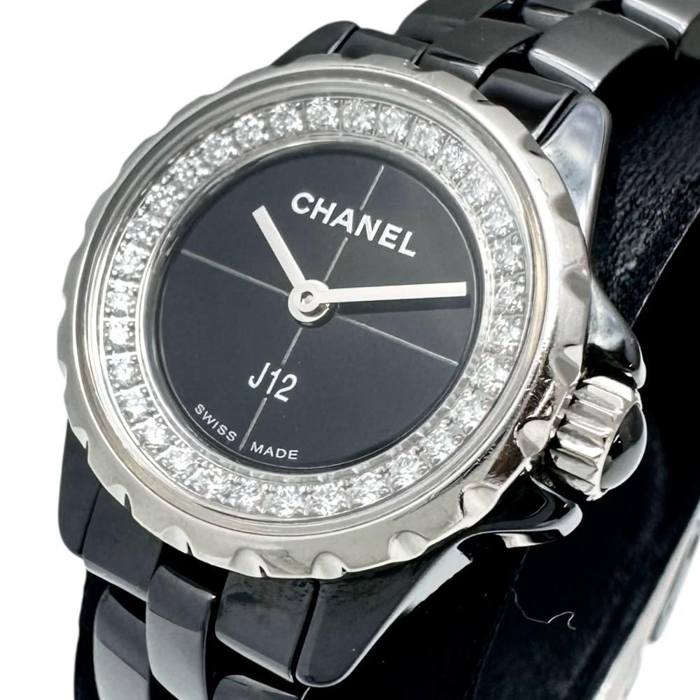 CHANEL/シャネル】J12 XS ダイヤベゼル H5235 腕時計 セラミック