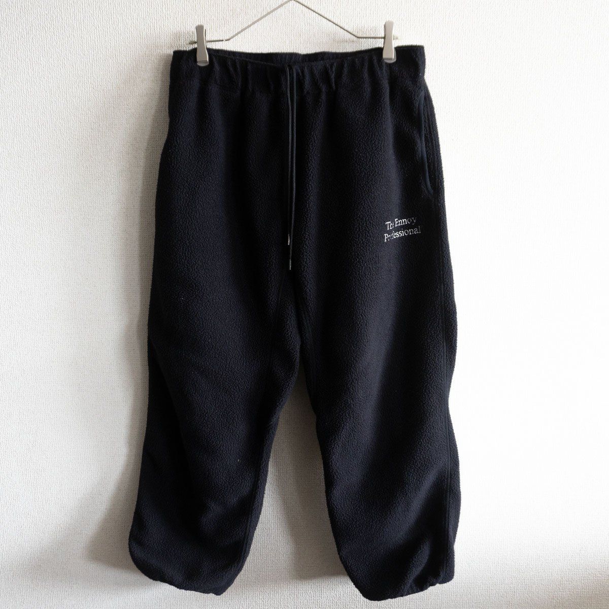 雰囲気抜群 The ENNOY Professional POLAR TEC フリースパンツ L エンノイ ブラック ポーラテック 25100835