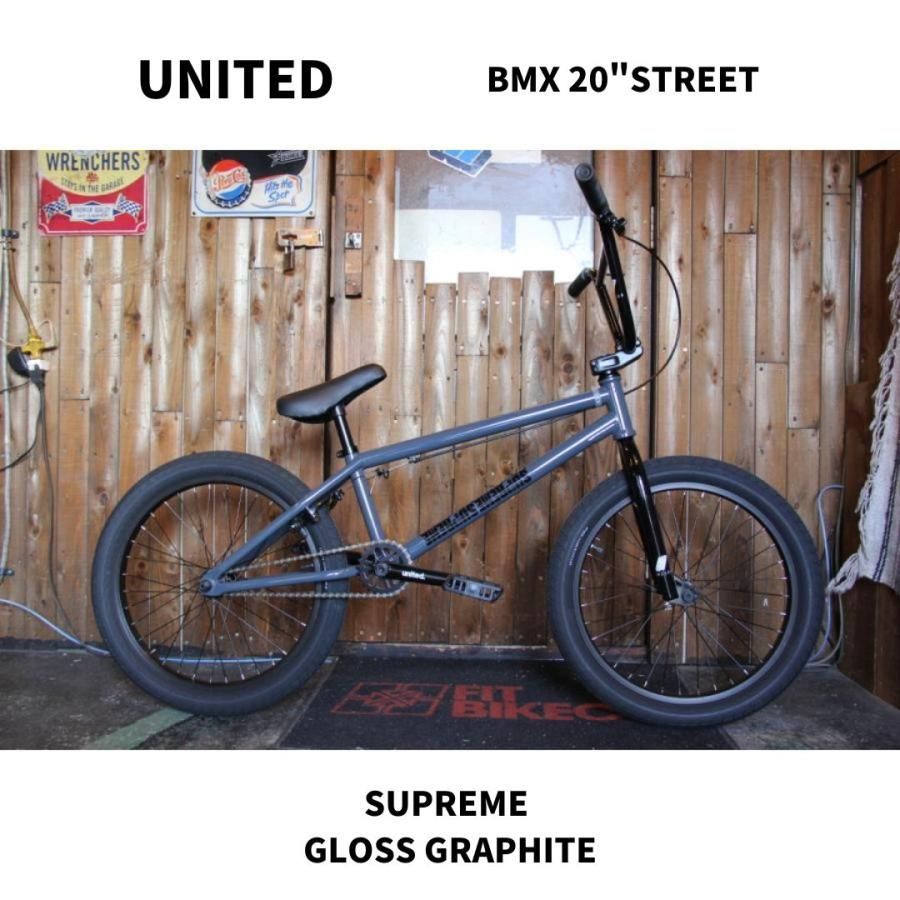 送料無料 BMX ストリート UNITED SUPREME GLOSS GRAY-ecosea.do