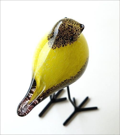 鳥 ＊ オブジェ 置物 c 鳥 置物 置き物 オブジェ ガラス かわいい インテリア 雑貨
