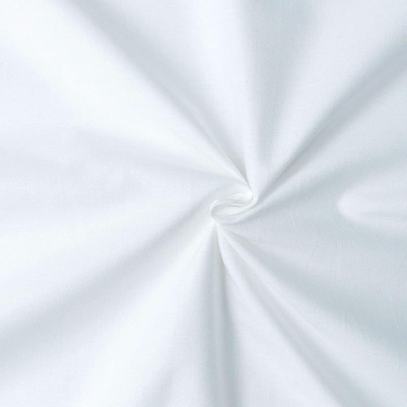 日本紐釦貿易 Nippon Chuko エイティスクエア 無地 生地 綿 シャーティング オフホワイト 白系 巾約108cm×10m切売カット KD4630-101-10M 1