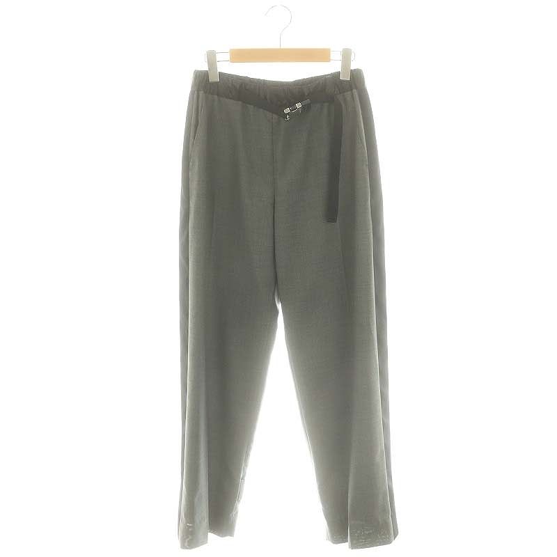 サカイ sacai Suiting Pantsパンツ テーパード センタープレス イージー 0 ダークグレー 黒 ブラック 22-06180 |DO OS SH