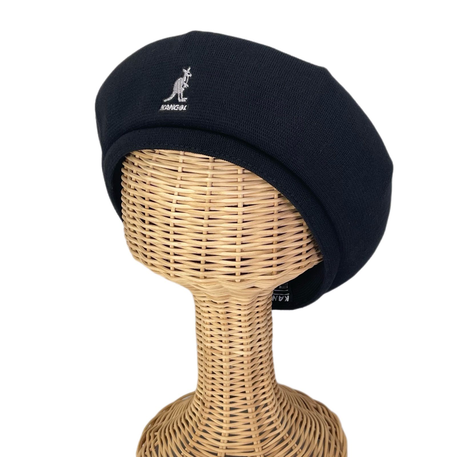 KANGOL　ベレー帽　Bamboo Jax Beret　メッシュ素材　竹繊維　Black　サイズ展開あり