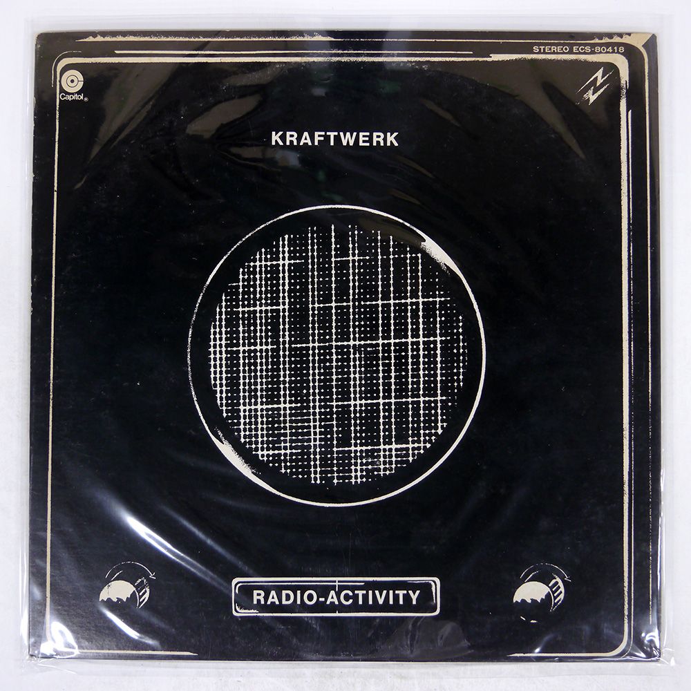 帯付Kraftwerk Radio-Activity レコード　ECS80418 KRAFTWERK/RADIO ACTIVITY 放射能 帯付 ECS-80418