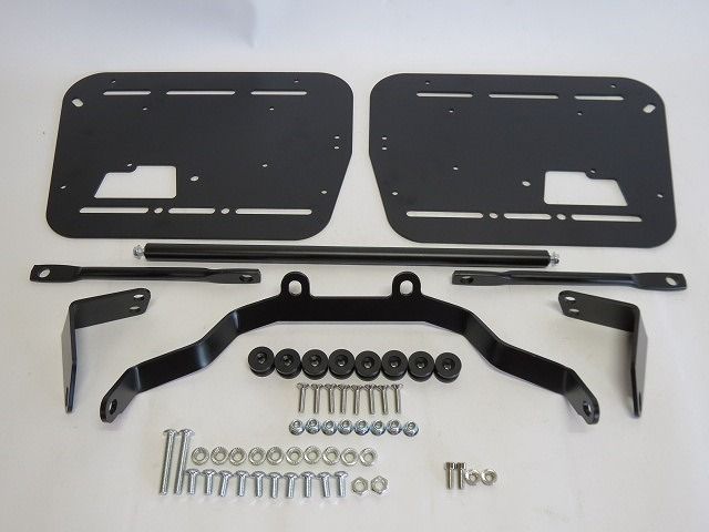 Vストローム250SX V-STROM 250 SX v-strom250sx 2025 以降 サイドキャリア＆サイドBOX 3点セット 黒