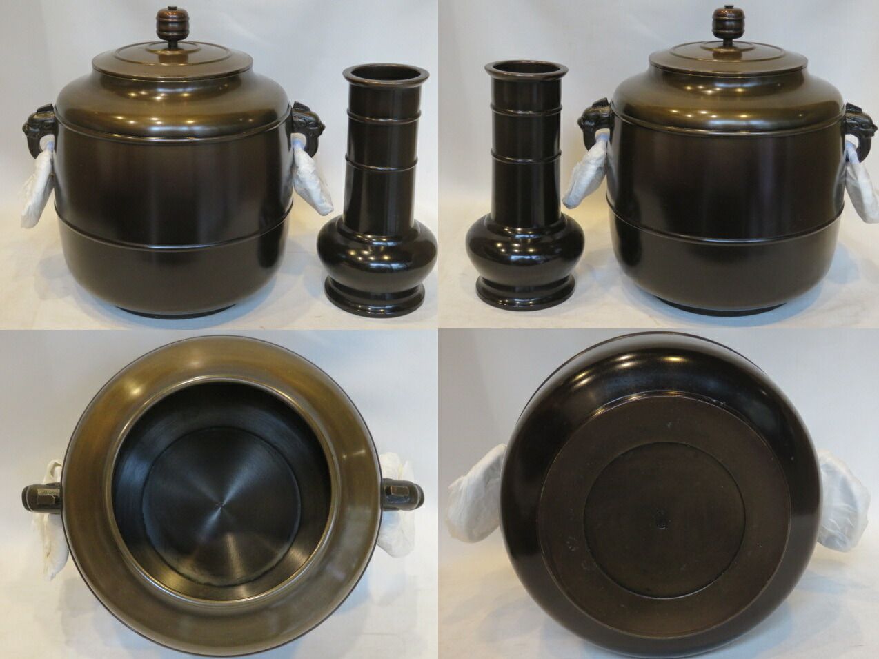 逢絢亭】茶道具 炭斗 京塗 唐物写 炉用 塗師 木村表恵 共箱入り