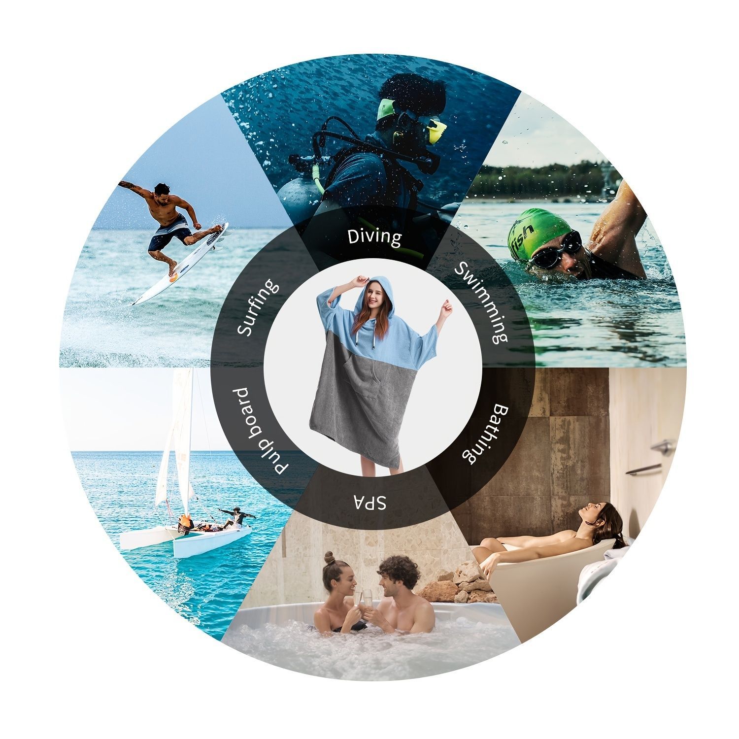 タオルポンチョ サウナポンチョ