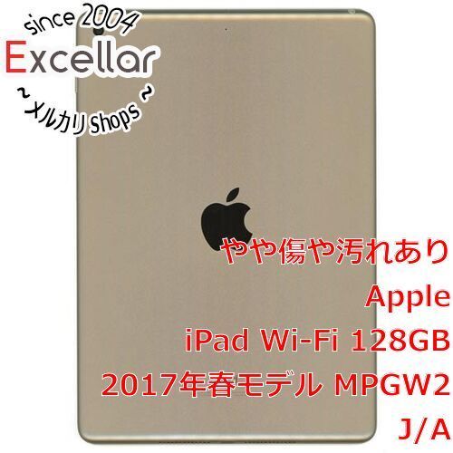 bn:15] iPad Wi-Fi 128GB 2017 MPGW2J/A ゴールド 訳あり 元箱あり