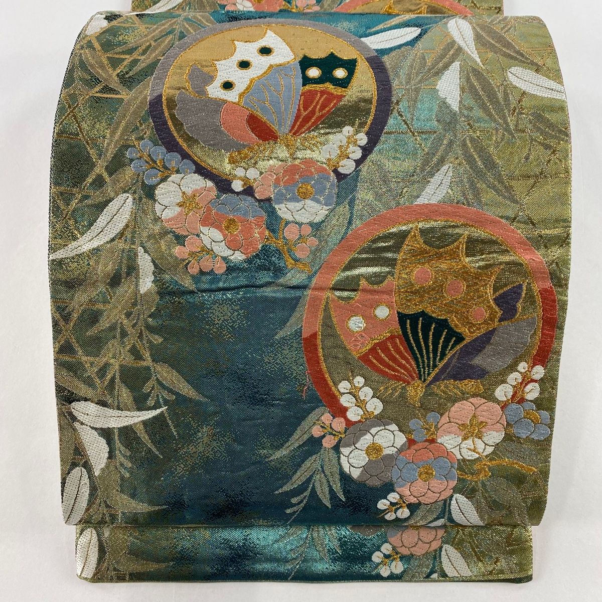 【美品】 袋帯 秀品 六通 正絹 【中古】 美品】 袋帯 秀品 六通 正絹 【中古】の通販 by バイセル ラクマ店｜ラクマ