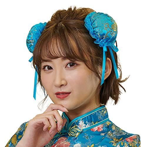 チャイナお団子綿入り ハロウィン コスプレ ゆめかわチャイナ お団子カバー ヘアアクセサリー お団子ヘア 髪飾り カバー チャイナ まとめ髪 アニメ 柄 ハロウィンコスチューム ハロウィン
