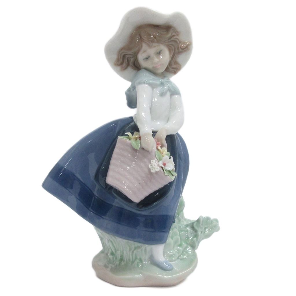 リヤドロ LLADRO きれいな花ばかり フィギュリン 陶器 人形 西洋