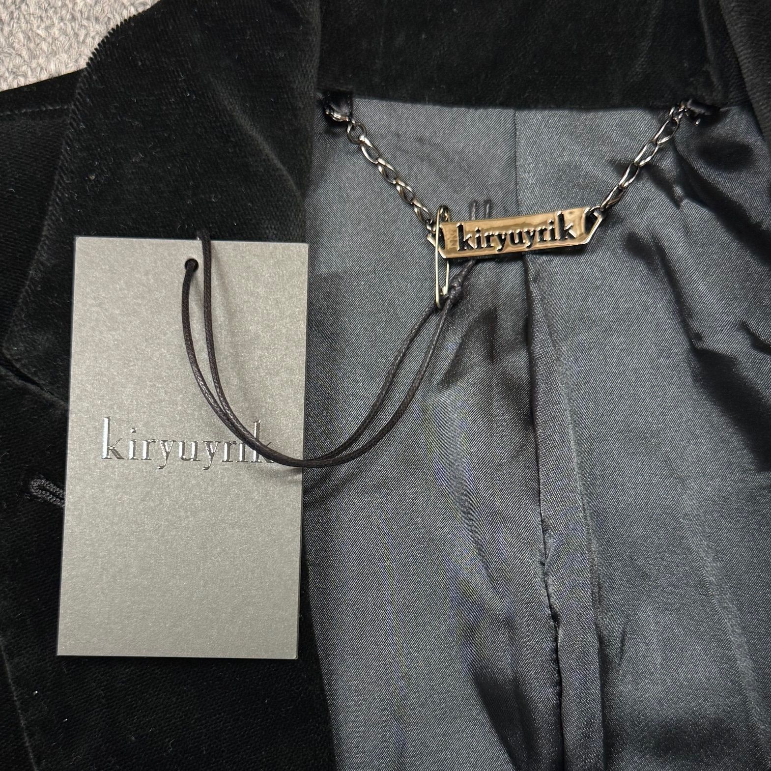 新品タグ付 kiryuyrik ロングピークドジャケット kiryuyrik - 【予約品 7月13日(日) 締切】Long Peaked Jacket