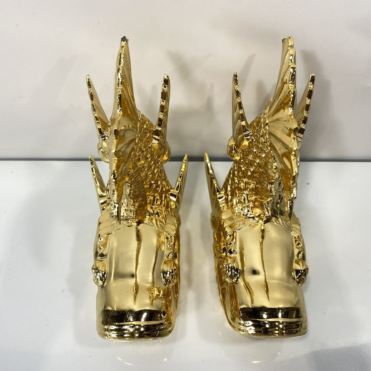 豪華 18金メッキ シャチホコ 2体セット 豪華 18金メッキ シャチホコ 2体セット シャチ 置物