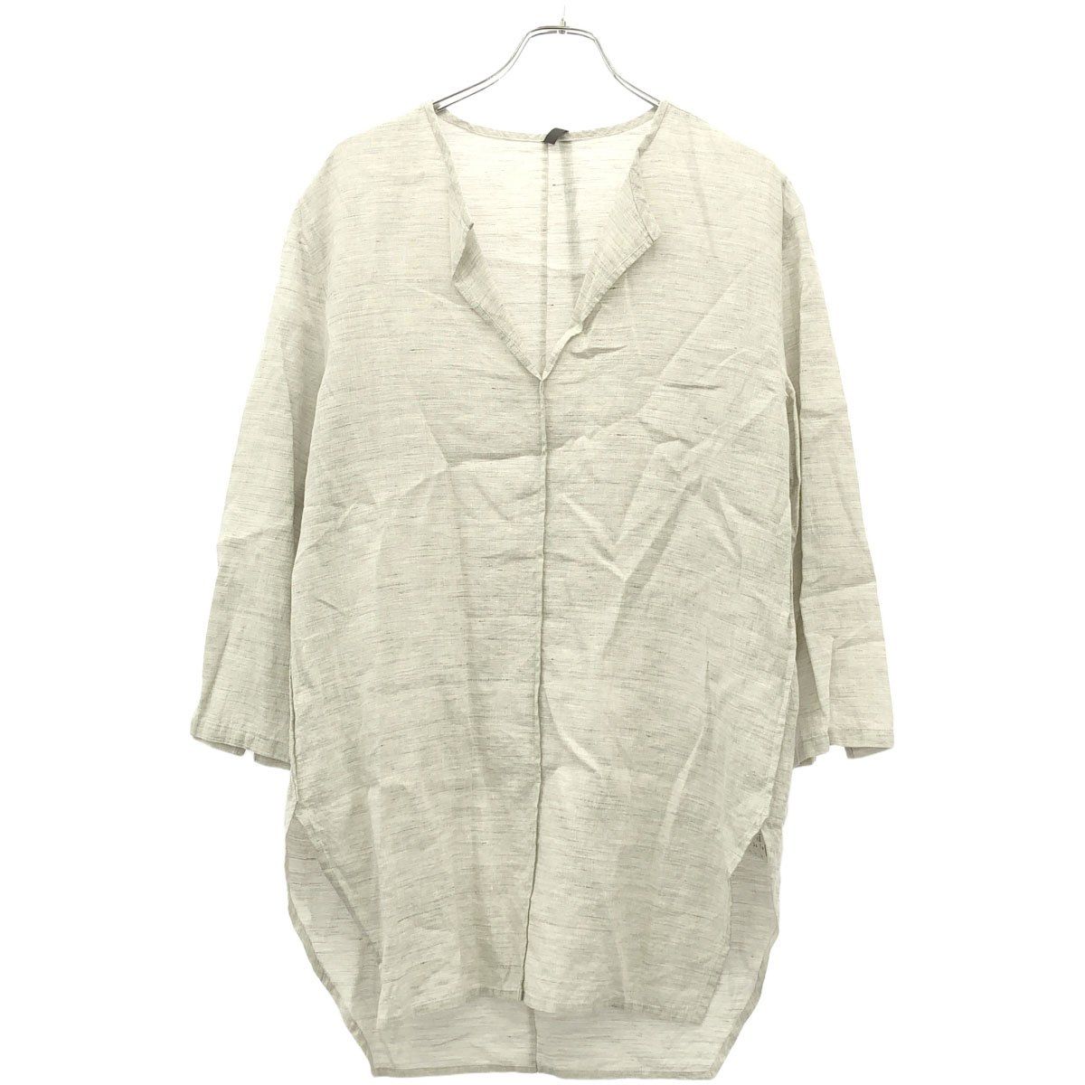 KAZUYUKI KUMAGAI / ロングチュニック KAZUYUKI KUMAGAI Li/Coシャンブレー ロングチュニック KS71-034