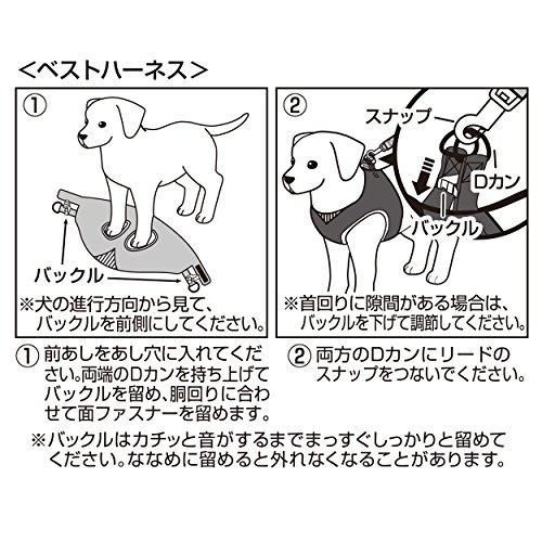 ペティオ Petio ARFashion ハートドットベストハーネス レッド 小型犬用 S サイズ STEELWINDOWSANDDOORS_COM