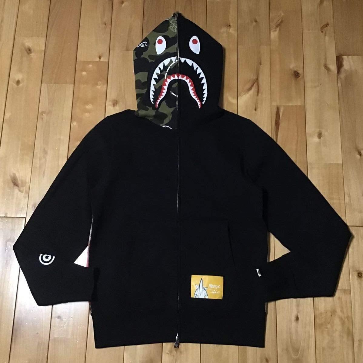 アベイシングエイプ APE FUTURAシャークパーカーshark hoodie 