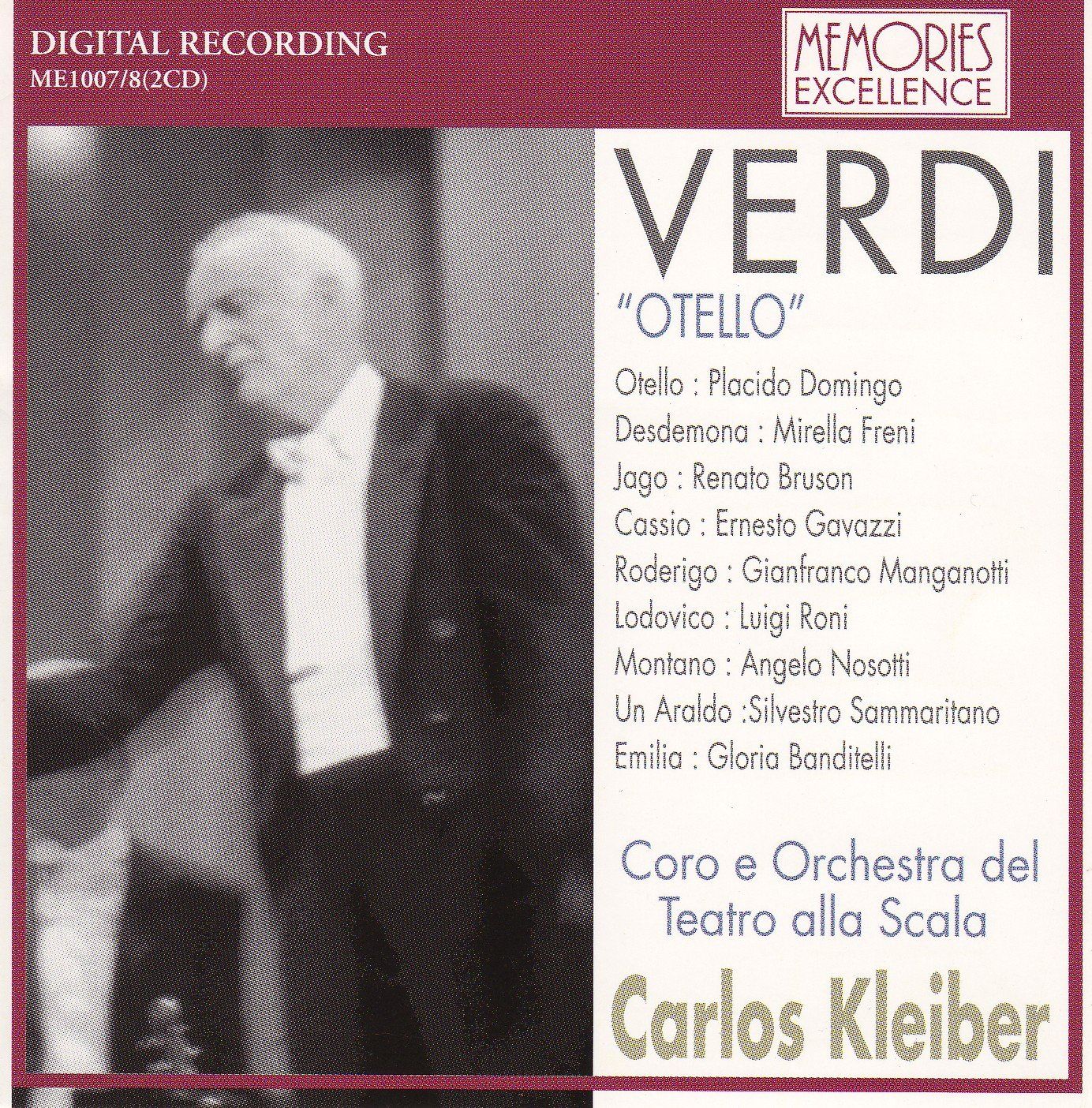 VERDI : OTELLO/CARLOS KLEIBER：中古DVD VERDI : OTELLO/CARLOS KLEIBER：中古DVD - メルカリ