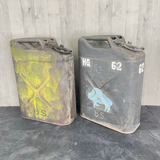USA ビンテージ ジェリ缶 ジェリカン2個 ICC-5L CONCO 20-5-51