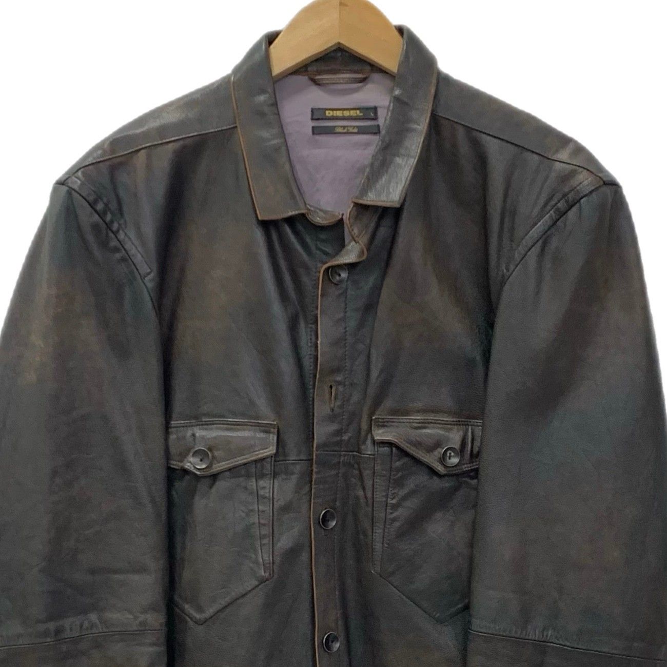 ディーゼルブラックゴールド DIESEL BLACK GOLD バックプリント ゴート 