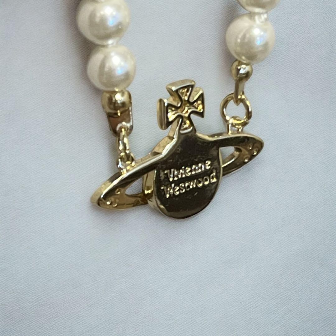 ヴィヴィアンウエストウッド　バスレリーフ　定番　ネックレス　パール　シルバー Vivienne Westwood ヴィヴィアンウエストウッド ネックレス