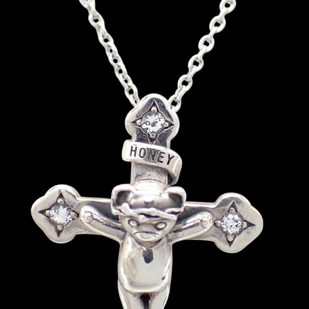 ジャスティンデイビス クマ ペンダント Justin Davis ジャスティンデイビス HONEY SNATCHER くま ベア クロス