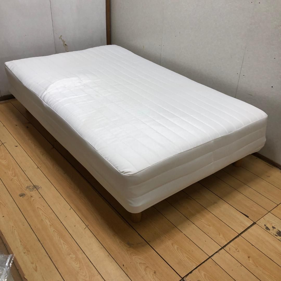☆無印良品 高密度ポケットコイルマットレス セミシングル 幅120