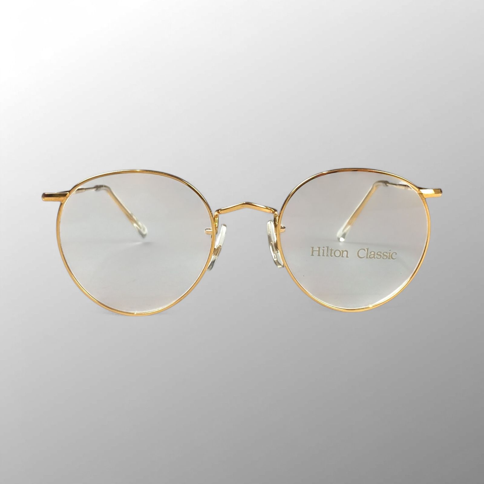 Hilton Classic デッドストック メガネ 金張りサヴィルロウ M39 Hilton Classic デッドストック メガネ 金張りサヴィルロウ M39