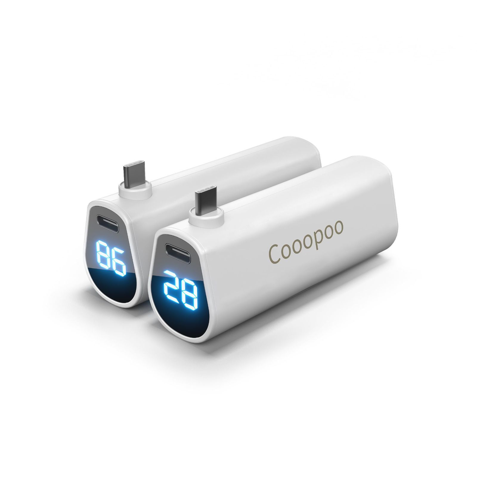 Cooopoo Quest 3/ Quest 3S の急速充電バッテリーパック - LCDランプ付き軽量充電宝、再生時間を延長可能 - 5V3A急速充電プロトコルをサポート[2パック] 人気・おすすめ｜省スペース設計・旅行向けにおすすめ 公式 プライバシー配送